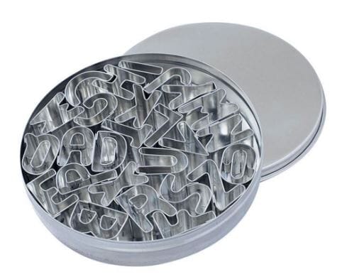 Mondo Alphabet Cutters Set 26pc Fondant Cutters The Cooks Kitchen 