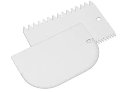 Mondo Icing Comb & Bowl Scraper 2 Piece