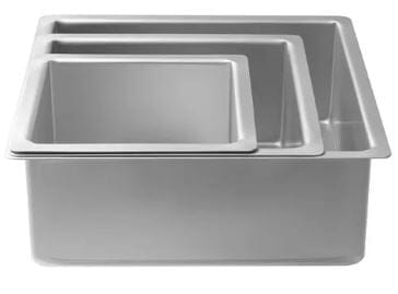 Mondo 3 Tier Square Pan Deep Pan Set Baking Tins, Trays, Pans & Ramekins The Cooks Kitchen 