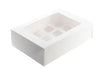 Mondo White Cupcake Box - 12 Cup - 14x10