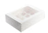 Mondo White Cupcake Box - 12 Cup - 14x10" Boards & Boxes & Packaging The Cooks Kitchen 
