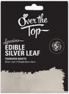 Over The Top Silver Leaf Transfer Sheet Pk 5