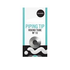 Mondo #10 Stainless Steel  Round Piping Tip