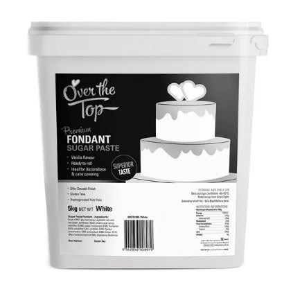Over The Top White Premium Fondant 5kg
