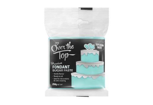 Over The Top Premium Fondant 250gm Sky Blue