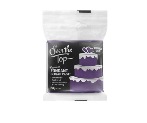 Over The Top Premium Fondant 250gm Violet