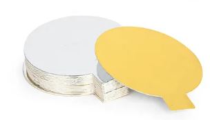 Mondo Compressed Double-sided Gold/silver Cake Slip Round 80mm 25pk