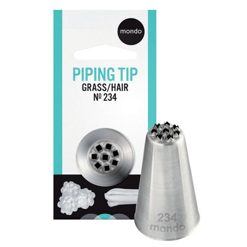 Mondo #234 Stainless Steel  - Grass/ Hair Piping Tip
