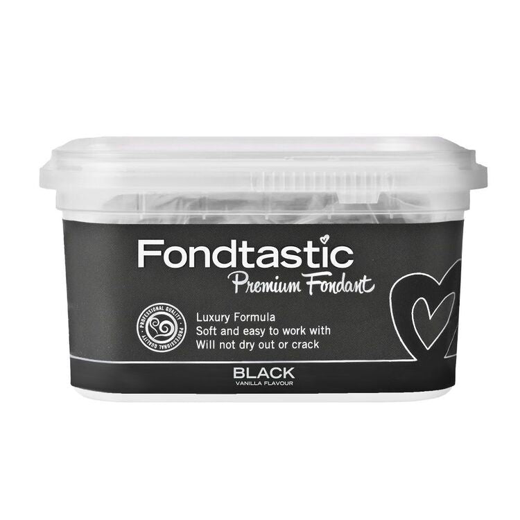 Fondtastic Premium Fondant Black - 250g