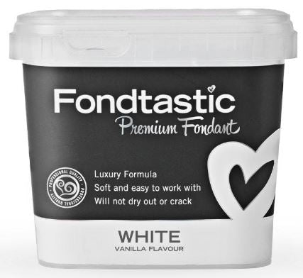 Fondatastic Premium Fondant - White 1kg