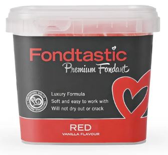Fondtastic Premium Fondant Red 1kg