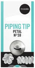 Mondo #59 S/s Petal Piping Tip