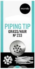 Mondo #233 Stainless Steel Grass/hair Piping Nozzle