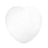 Mondo Heart Cake Board 8in White - 3mm Compressed