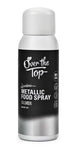 Over The Top Metallic Food Spray 48g - Silver Aerosol Spray Colours The Cooks Kitchen 
