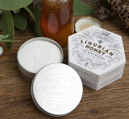 Maine Beach Organic Ligurian Honey (with Italian Blood Orange) Body Mousse 100ml