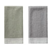 Academy Edwin Tea Towels 2pcs Set Green 50x70x2cm