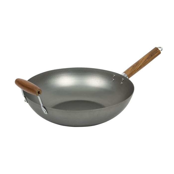 Davis & Waddell Carbon Steel Wok 35cm Woks & Stirfrys The Cooks Kitchen 