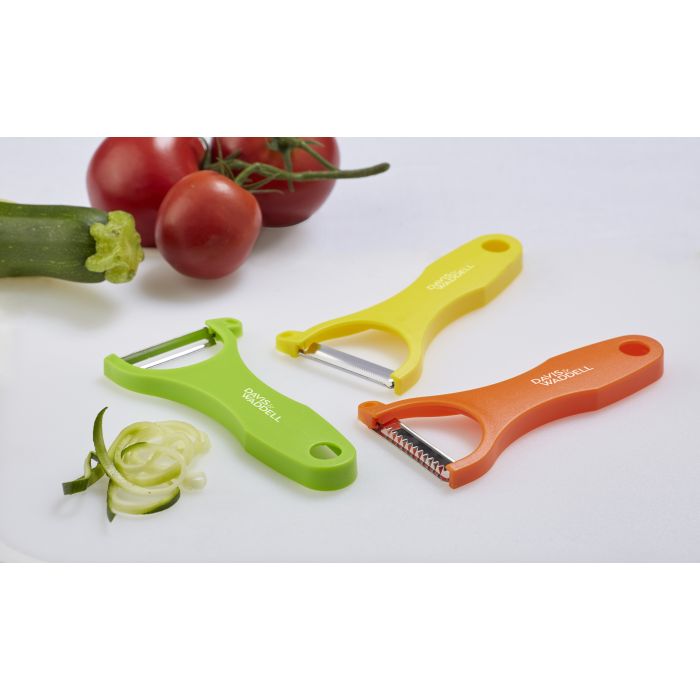 Davis & Waddel 3pc Peeler Set - Julienne, Serrated, Standard