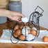 Pantry Chicken Egg Basket Black 35x14x28cm