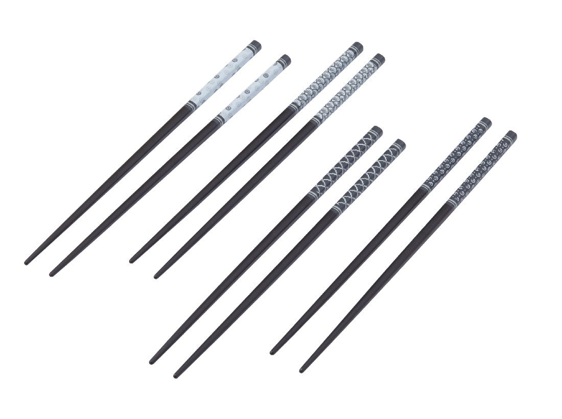 Davis & Waddell Bamboo Chopsticks Set Of 4 Pairs
