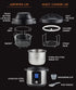 Masterpro Ultimate All-in-one Multi Cooker And Airfryer Air Fryer The Cooks Kitchen Mandurah 