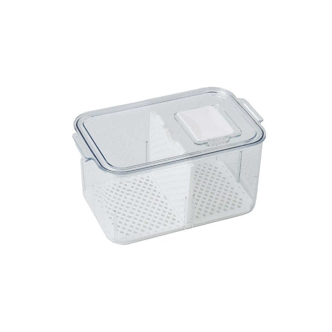 Davis & Waddell Fridge Storage Box 2.8l W/ 2 Drain Boards 23.2×14.4×12cm Fridge Storage The Cooks Kitchen 