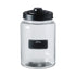 Academy Oversized Glass Jar W/ Matte Black Lid - 4.1l General Storage The Cooks Kitchen Mandurah 