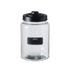 Academy Oversized Glass Jar W/ Matte Black Lid - 3.5l General Storage The Cooks Kitchen Mandurah 