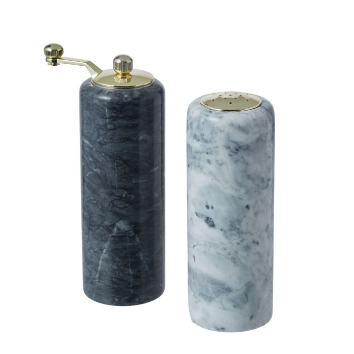 Fine Foods Nuvolo Marble Salt & Pepper Set