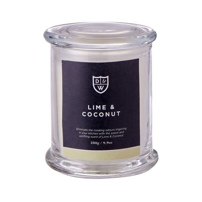 Lime & Coconut Scented Candle