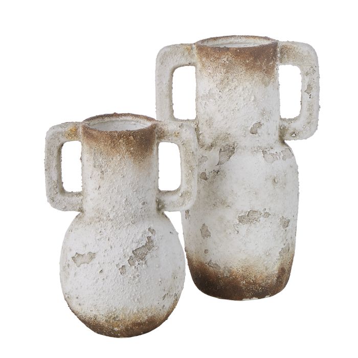 Amalfi Distressed Two Toned Ceramic Vessel 2