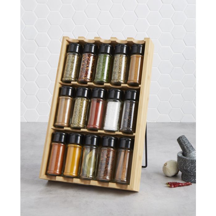 8 Canister Spice Holder 25.5x19.8x5.8cm
