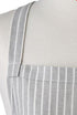 Davis & Waddel Butcher Stripe Apron 80x70cm - Grey