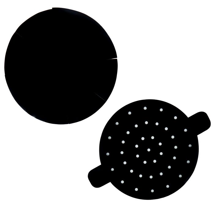 Mpr Reusuable Non- Stick Airfryer Liner - Round Set Of 2