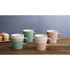 Fluted Mug 275ml Set Of 4 - Pink & Green Mugs - Cups & Saucers The Cooks Kitchen 
