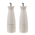 Davis & Waddell Darley Stoneware Oil And Vinegar 2pc Set - Cream Speckle