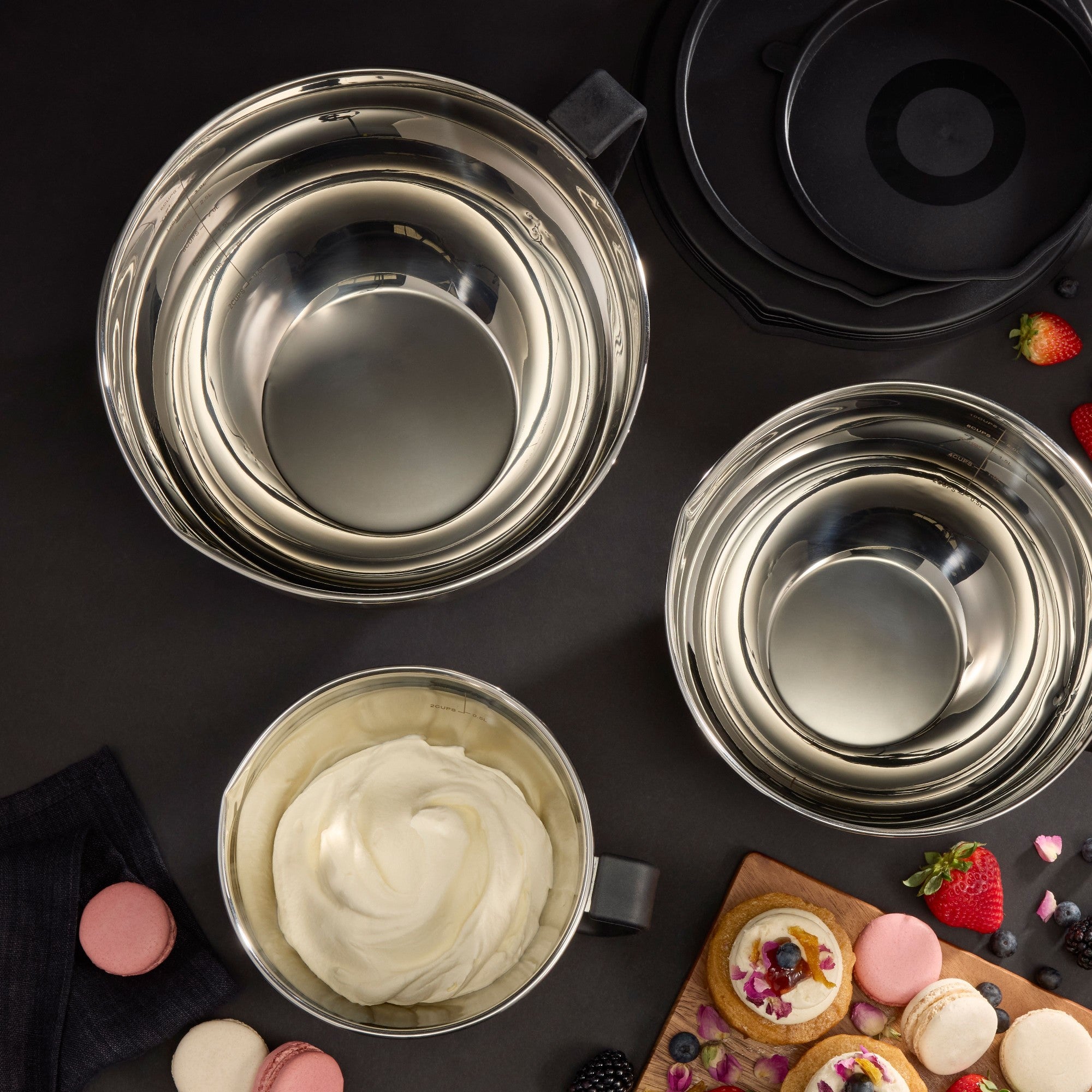 Master Pro Stainless Steel Mixing Bowl Set