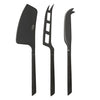 Davis & Waddell Napier Stainless Steel Cheese Knives 3pcs Set Black