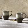 Grand Deisgns Set Of 2 Dusk 300ml Stoneware Mugs - Cream & Brown