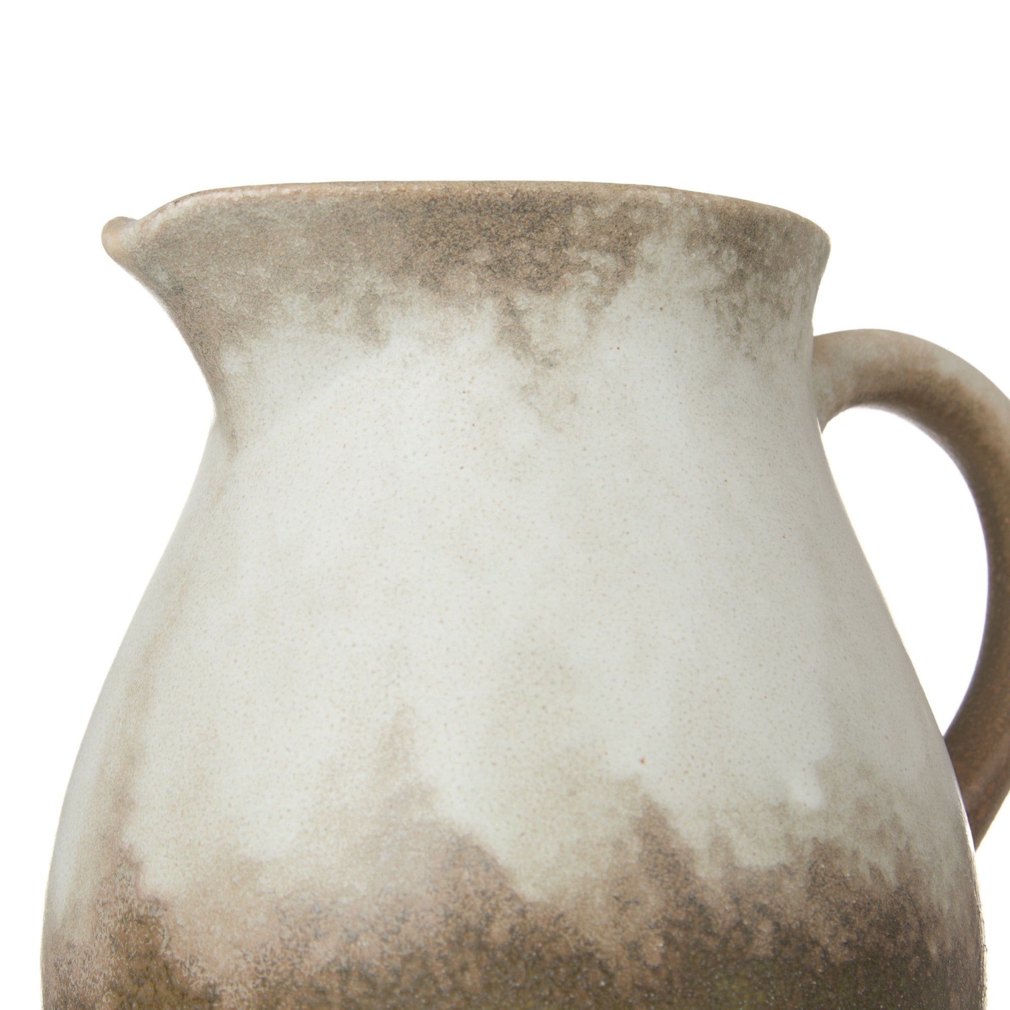 Grand Desgins Dusk 1.5l Stoneware Jug - Cream & Brown 13.1x17.5x18cm