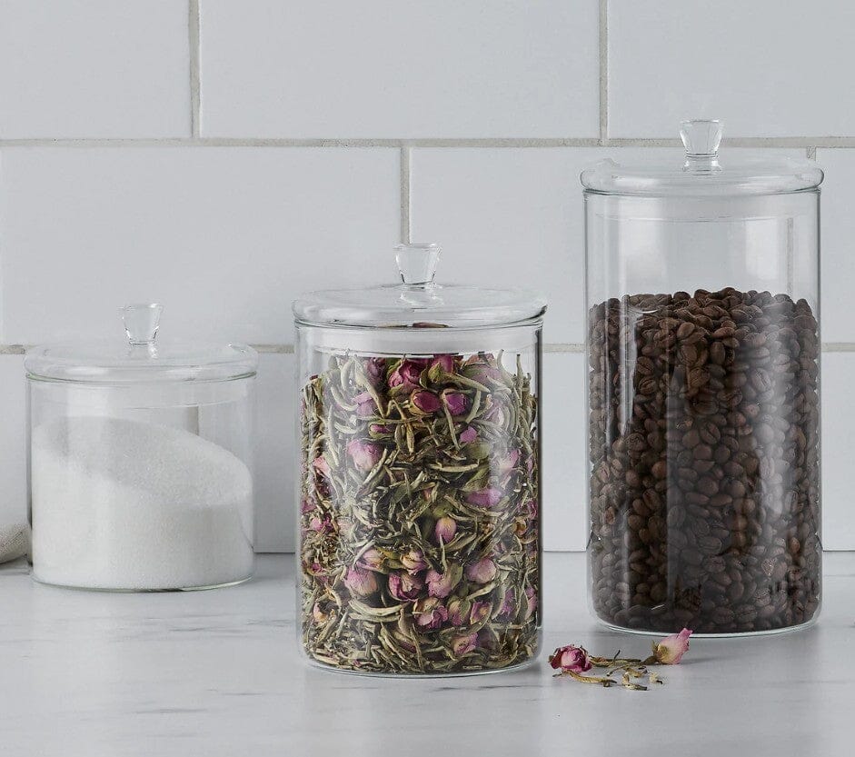 Davis & Waddell Carlton Canister 3pcs Set Glassware Storage The Cooks Kitchen 