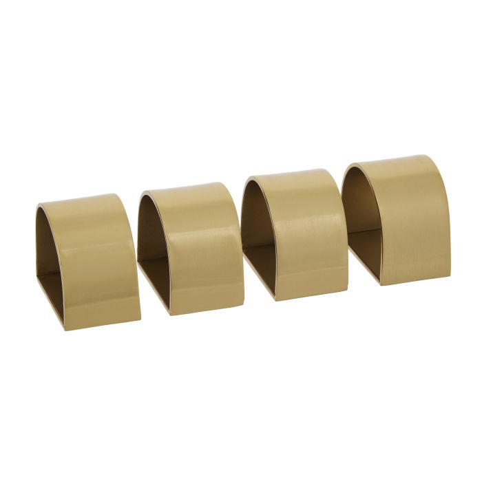 Amalfi Sorrento Napkin Rings Set Of 4 - Gold