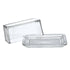 Davis & Waddell Eltham Glass Butter Dish Clear 17x10x7cm