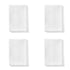 Amalfi Sorrento Liveable Linen Napkins Set Of 4 White