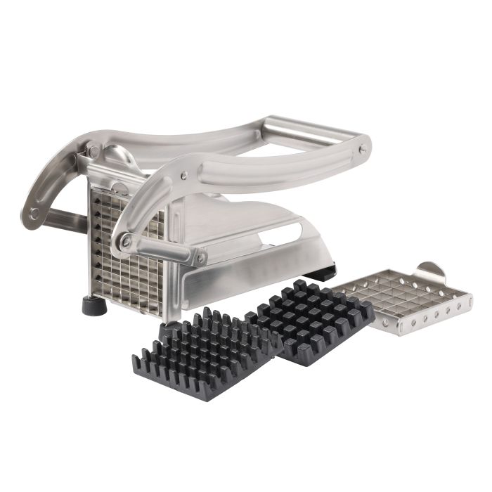 Svna Duo Potato Chipper Stainless Steel & Black 15.7x9.7x12.8cm