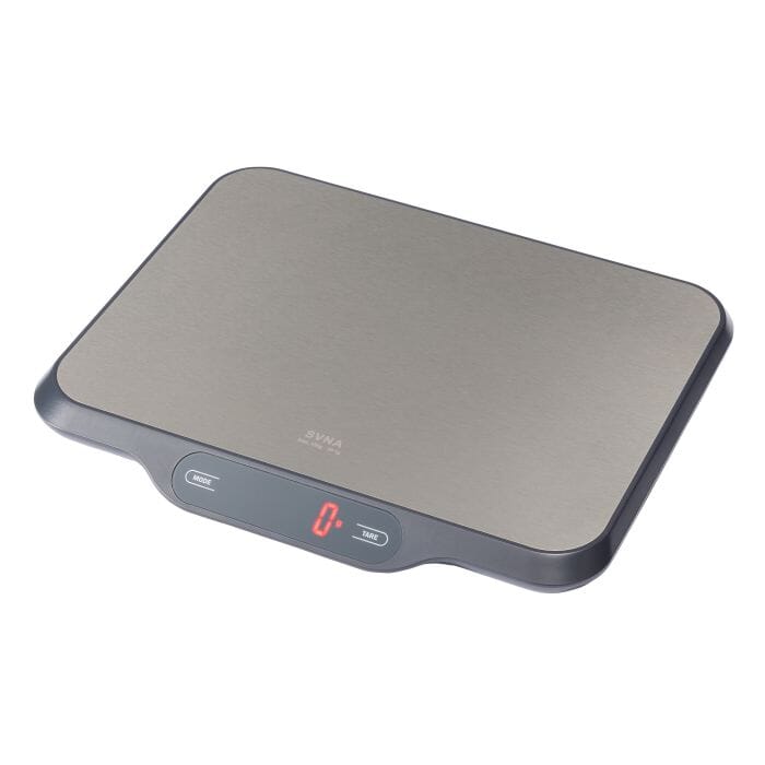 Svna Maxi Electronic Scale Grey 31x25.6x2.7cm Scales The Cooks Kitchen 