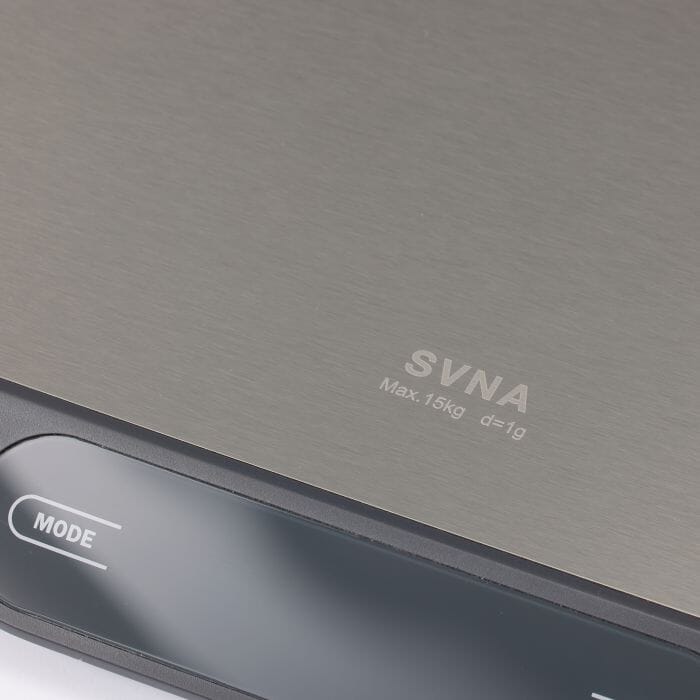 Svna Maxi Electronic Scale Grey 31x25.6x2.7cm Scales The Cooks Kitchen 