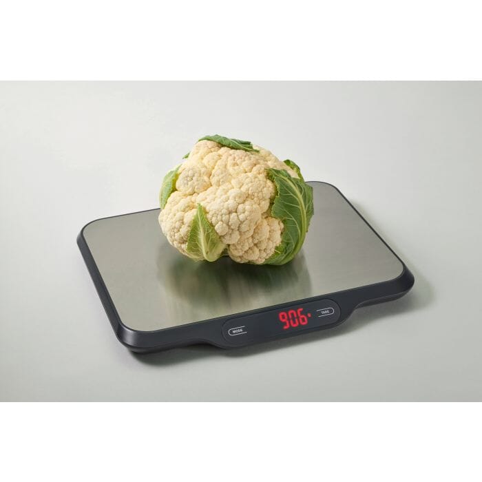 Svna Maxi Electronic Scale Grey 31x25.6x2.7cm Scales The Cooks Kitchen 