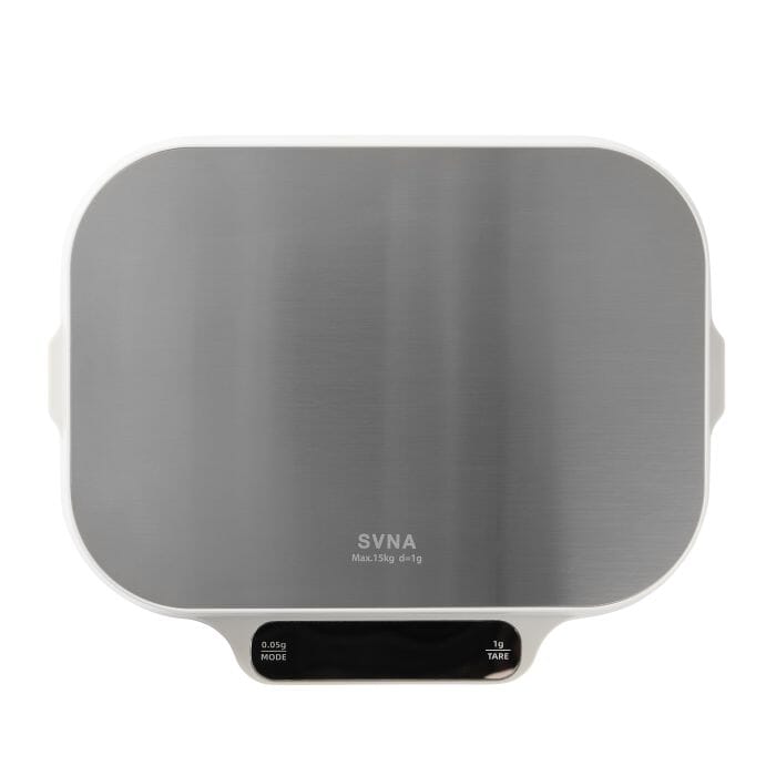 Svna 2-in-1 Precision Electric Scale Cream 24x20x4cm Scales The Cooks Kitchen 